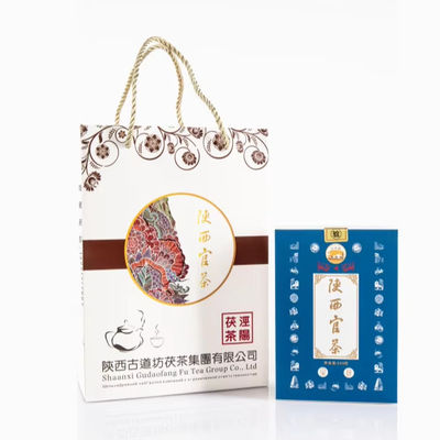 Handgefertigt Bio Fu Zhuan Dunkeltee Ziegel Traditionelles Handwerk Langlebig Lebensdauer Chinesisch Bio