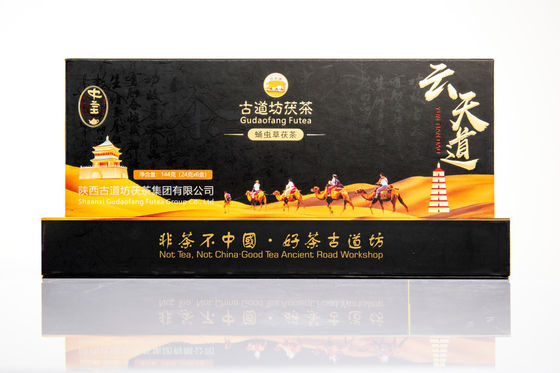 144g Naturtee Handgefertigt mit Cordyceps Pupa und chinesischer Teekombination