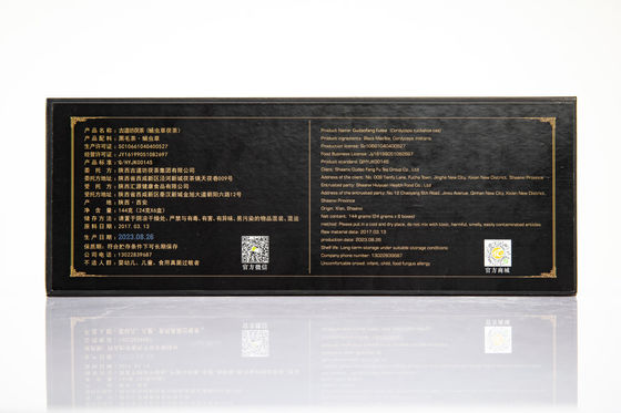 144g Chinesischer Tee Tee Cordyceps Tee Handgefertigter dunkler Tee zum Geschenk an Freunde und Familie