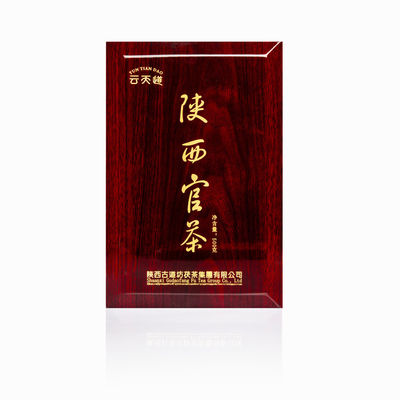 Erleben Sie die reichen Aromen von Jingyang Futea Shaanxi offizieller Tee handgefertigt Ziegel Luzhou-Geschmack Tee Dunkler Tee von A Must-Try