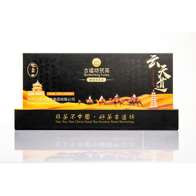 0.144kg komprimierte Puer-Ziegel für Brauen und Trinken aus Jingyang FUTEA Geschenk-Box-Style-Verpackung