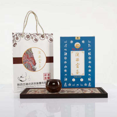 1000g Haltbarkeit Langfristig 2024 Lieferung 100% natürlicher chinesischer Dunkeltee Futea Ziegelstein für Shaanxi Authentisches Produkt