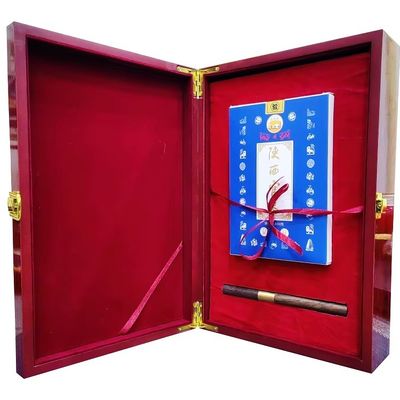 Dunkler Tee Fu Zhuan Ziegeltrocken Tee Shaanxi Visitenkarte für Geschenke und traditionelles Handwerk