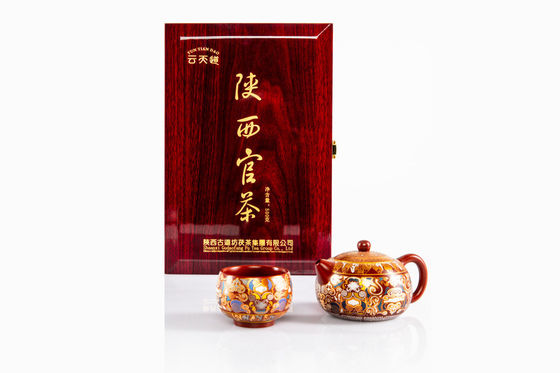 Spezialität Traditionelle Fu Ziegel Goldblume Dunkler Tee 500g Boutique Set Geschenk-Box für Freunde Familie Chef Brau zu trinken