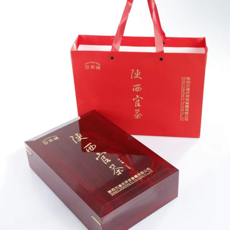 Fermentierter Stil Flachbauch Tee Gewichtsverlust Tee Geschenkbox Set kundenspezifischer chinesischer Tee in eleganter Präsentation 500g