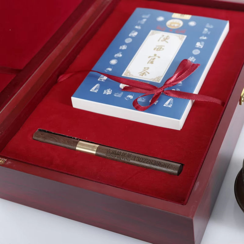Chinesische traditionelle Shaanxi offizielle Tee Geschenk Set handgepresste Gewichtsverlust Tee für Leber und Niere Alter 5-10 Jahre
