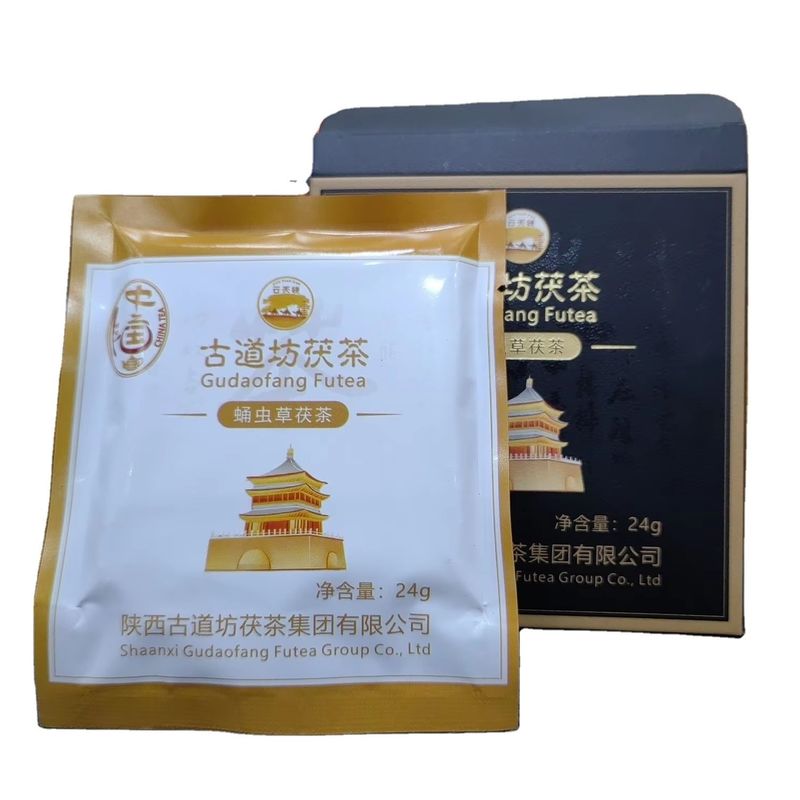 144g Chinesischer Tee Tee Cordyceps Tee Handgefertigter dunkler Tee zum Geschenk an Freunde und Familie