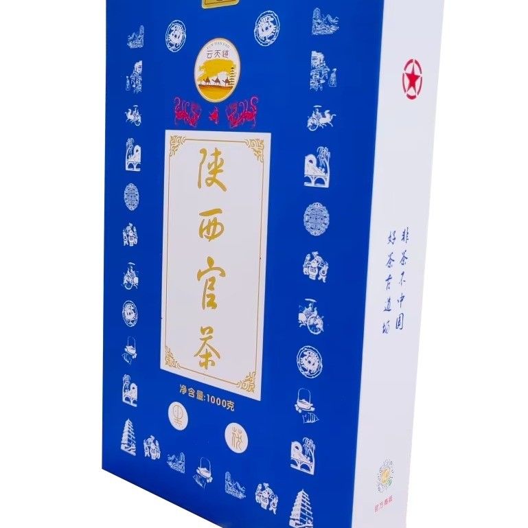 500 g gepresste Teebüchse Verpackung Heißes Shaanxi offizielle Bio-Germentierte klassische Ziegel Tee für Spezialgesundheitsgetränke