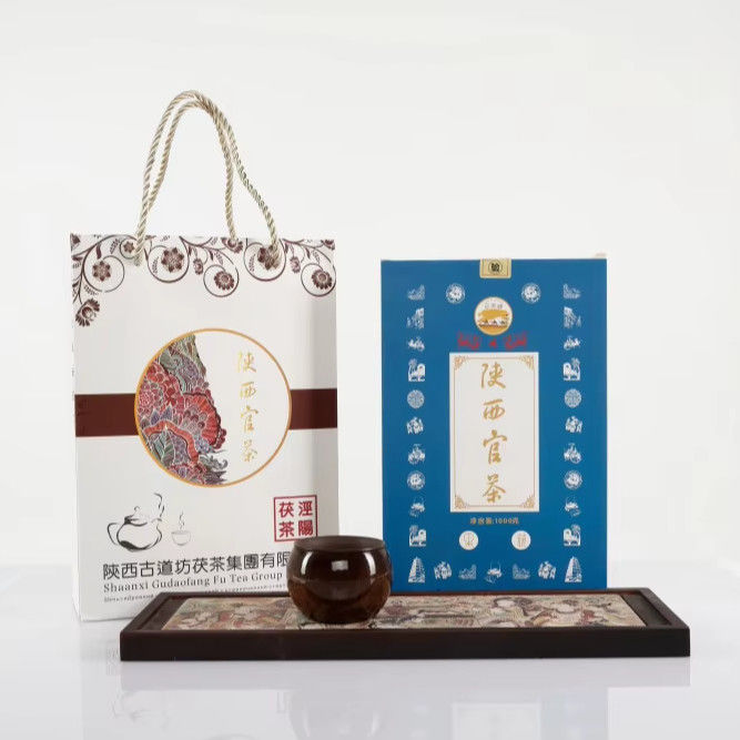 Grade 1 Dunkler Tee Fuzhuan Ziegel 1000g Handgefertigter Fuzhuan Tee zu Ihrem Vorteil