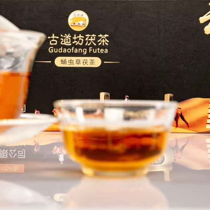 Fuzhuan Golden Flower Dunkle Tee 144g für Geschäftsrezeption Langfristige Haltbarkeit garantiert beliebte Wahl