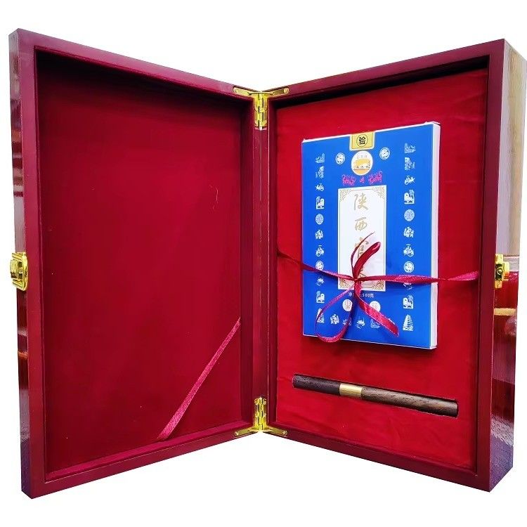 Dunkler Tee Fu Zhuan Ziegeltrocken Tee Shaanxi Visitenkarte für Geschenke und traditionelles Handwerk