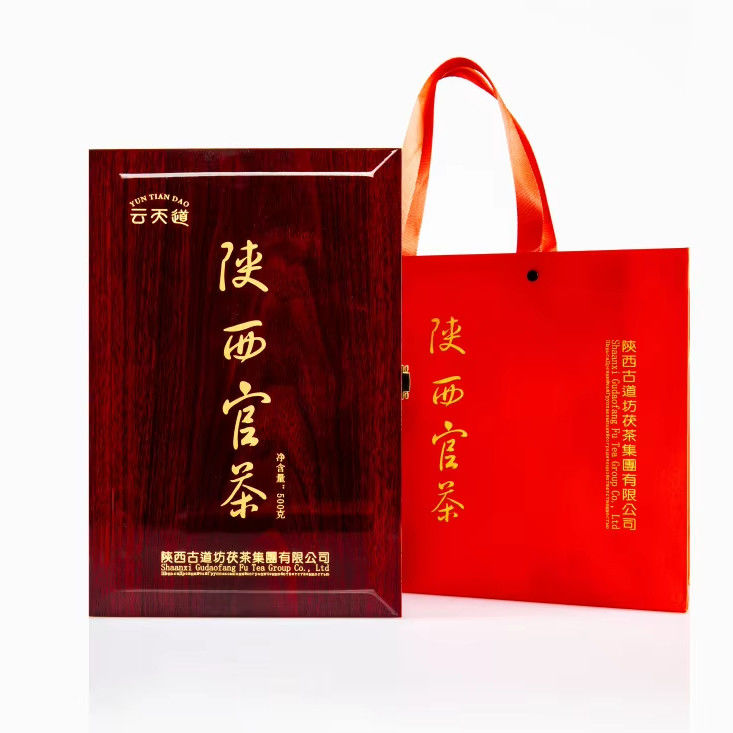 500g schwarzer Tee Detox Tee zum Abnehmen Exquisite Geschenkbox, um Führungskräfte zu beeindrucken Freunde und Familie zuerst